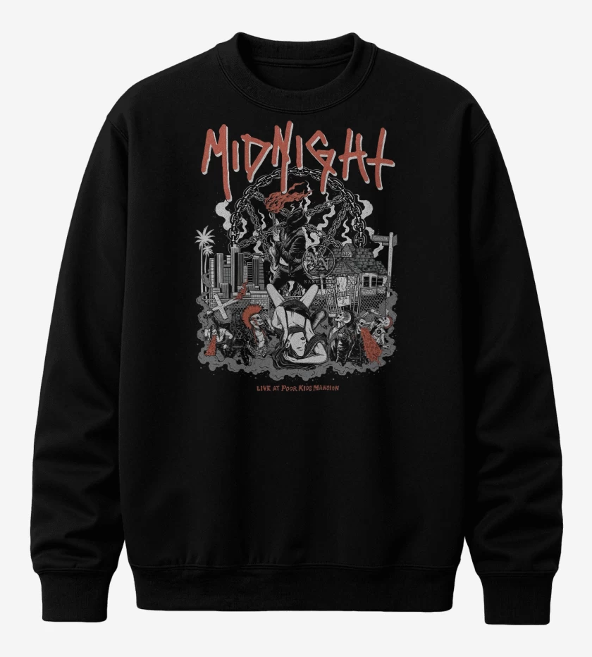 Poleron polo Negro de Midnight Live 