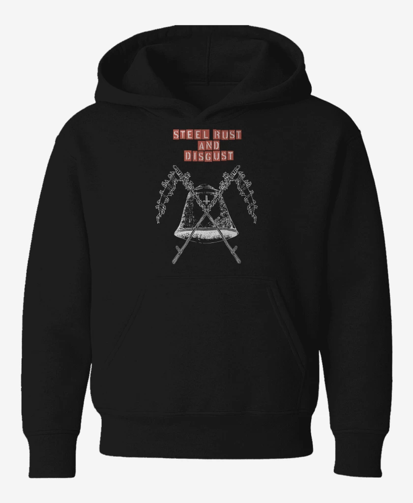 Poleron de niño Negro de Midnight Steel Rust