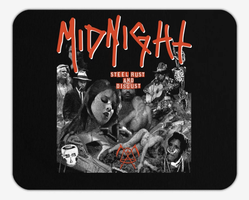 Mousepad Midnight Steel Rust and Disgust