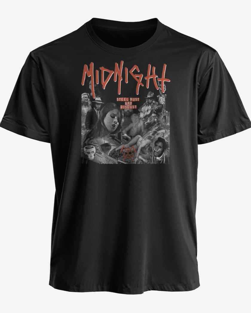 Polera premium Midnight Steel Rust and Disgust