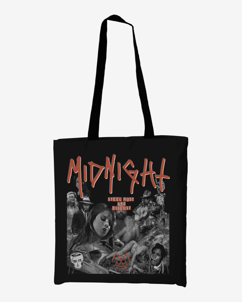 Totebag Midnight Steel Rust and Disgust