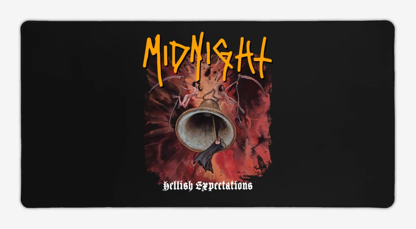 Mouse pad Gamer Negro de Midnight Hellish Expectation