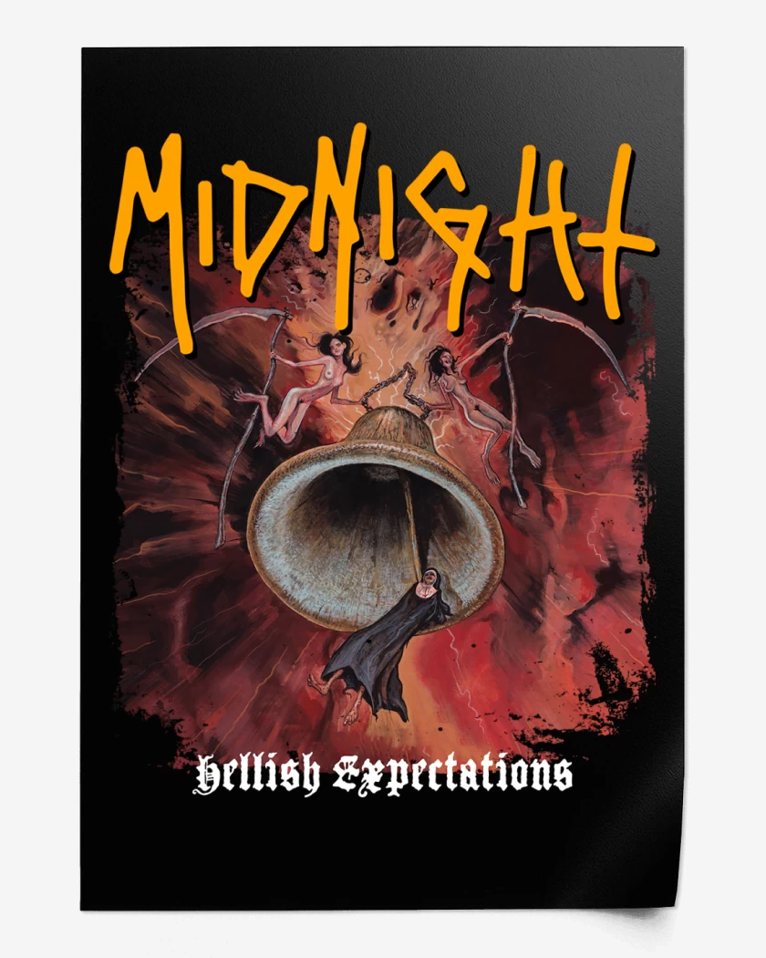 Print Negro de Midnight Hellish Expectation