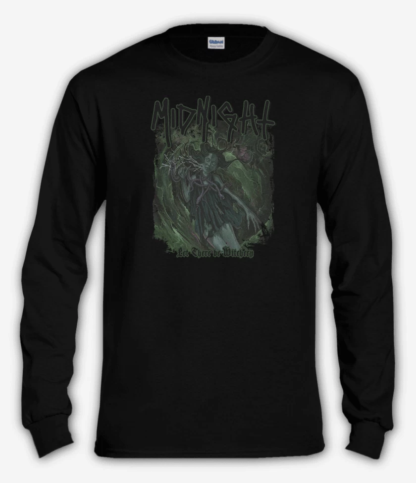 Polera manga larga Negro de Midnight Let There Be Witchery