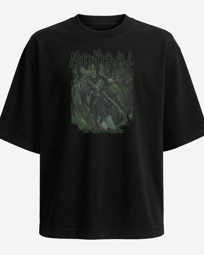 Polera Oversize Midnight Let There Be Witchery