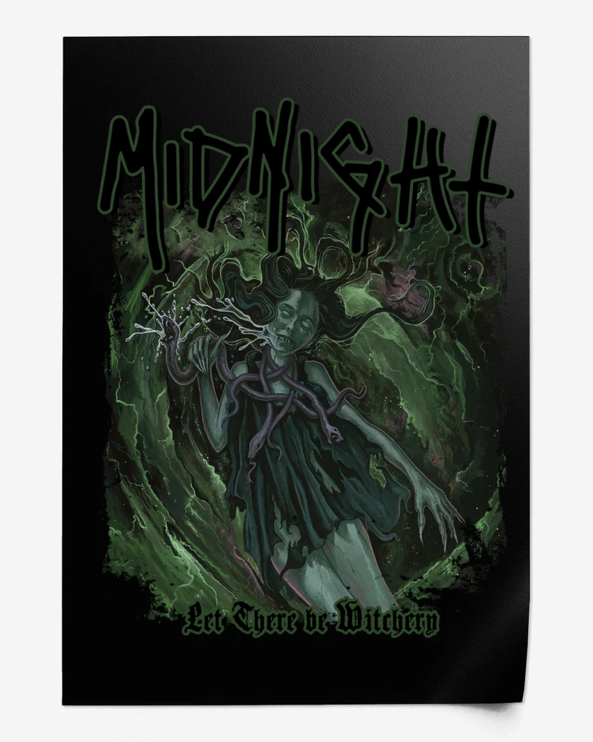 Print Midnight Let There Be Witchery