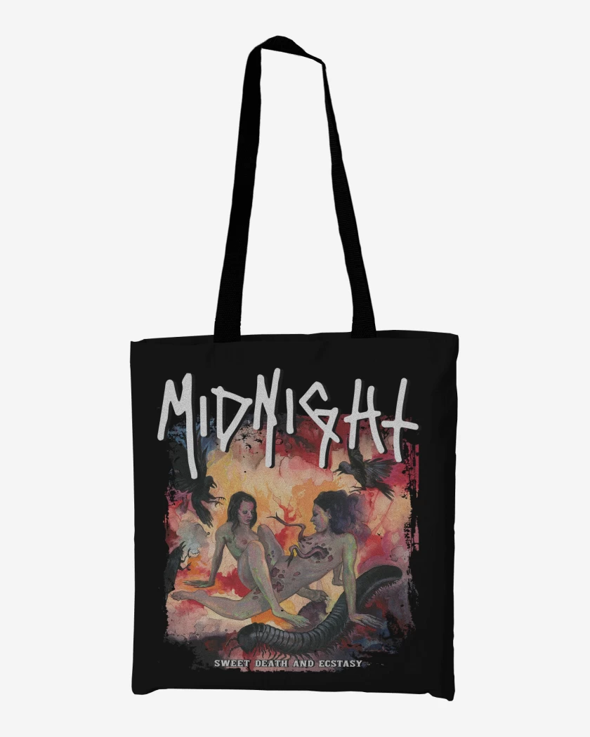 Totebag Midnight Sweet Death and Ecstasy