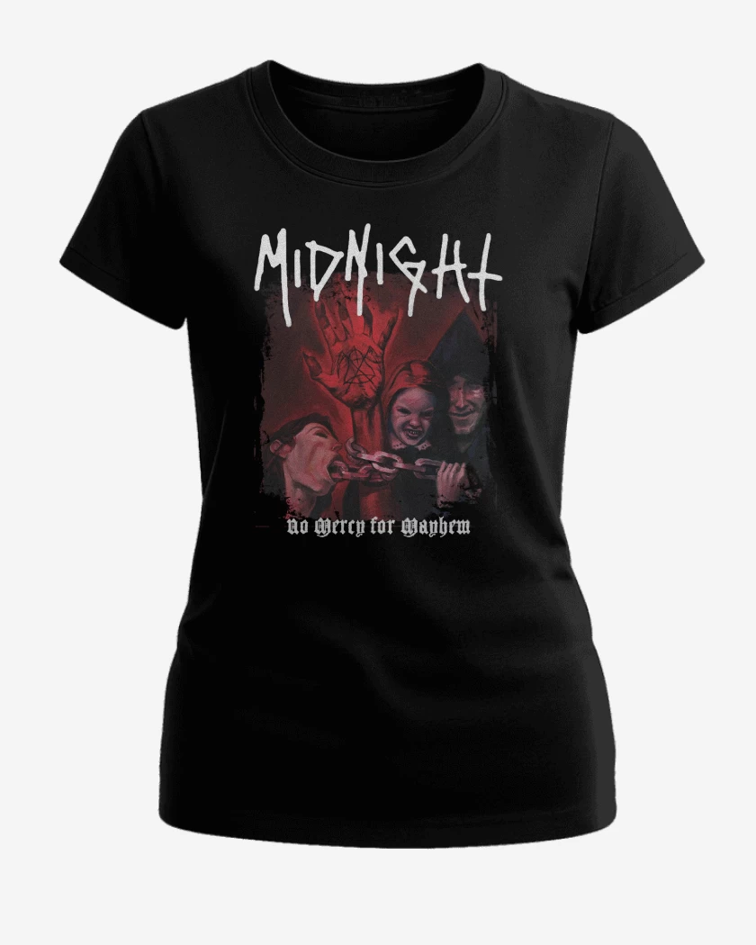 Polera de Mujer Negro de Midnight No Mercy for Mayhem