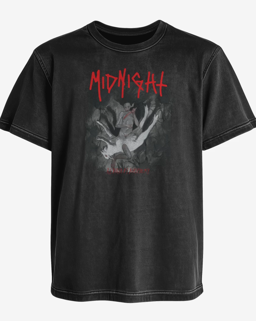 Polera desgastada Midnight Rebirth