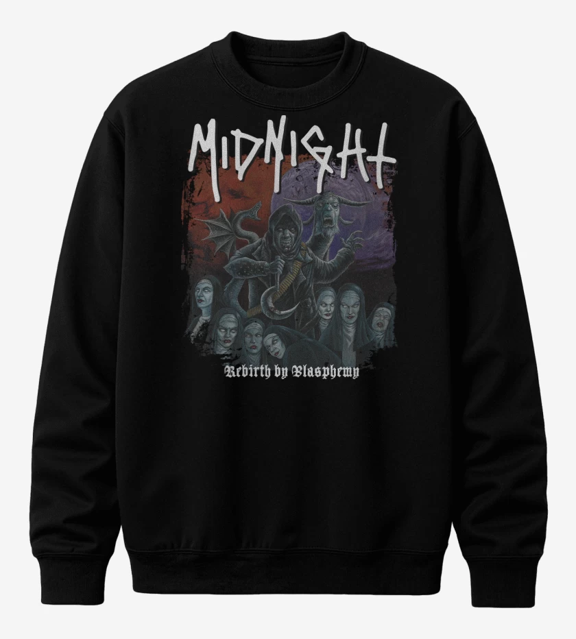 Poleron polo Midnight Rebirth By Blasphemy