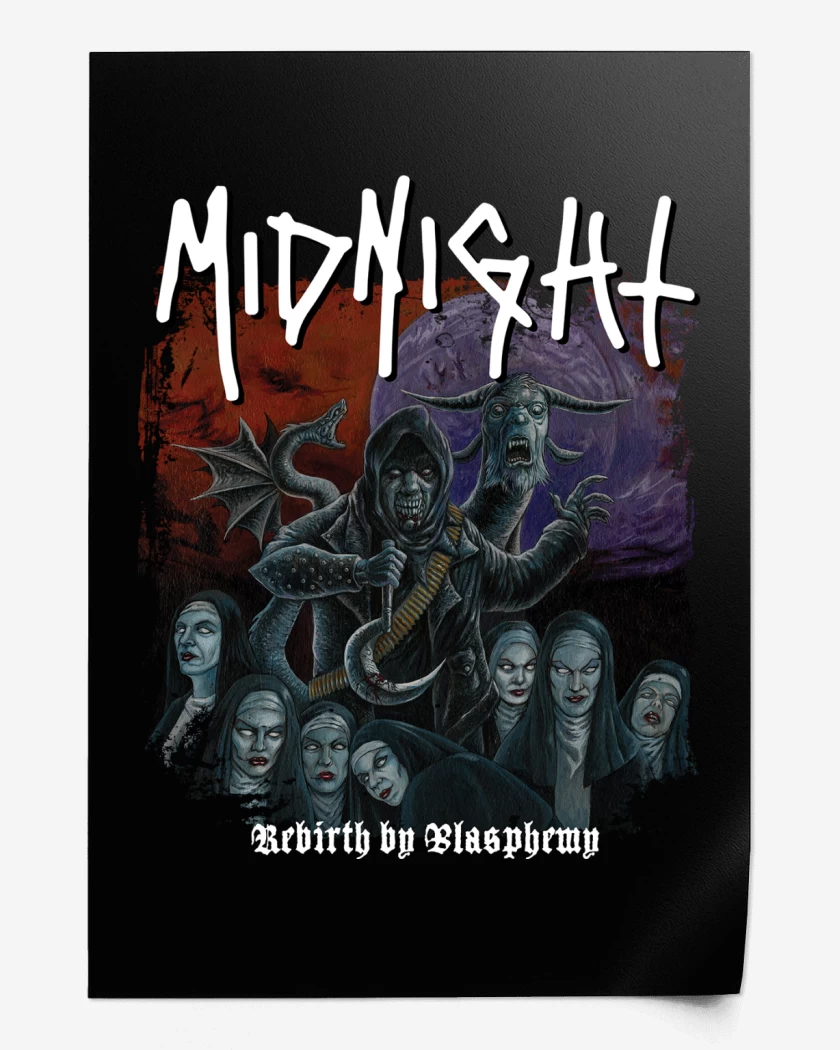 Print Midnight Rebirth By Blasphemy