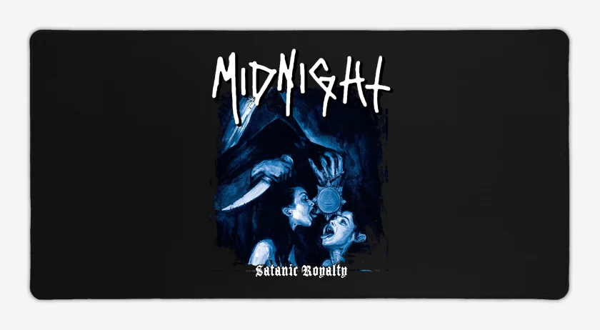 Mouse pad Gamer Negro de Midnight Satanic Royalty