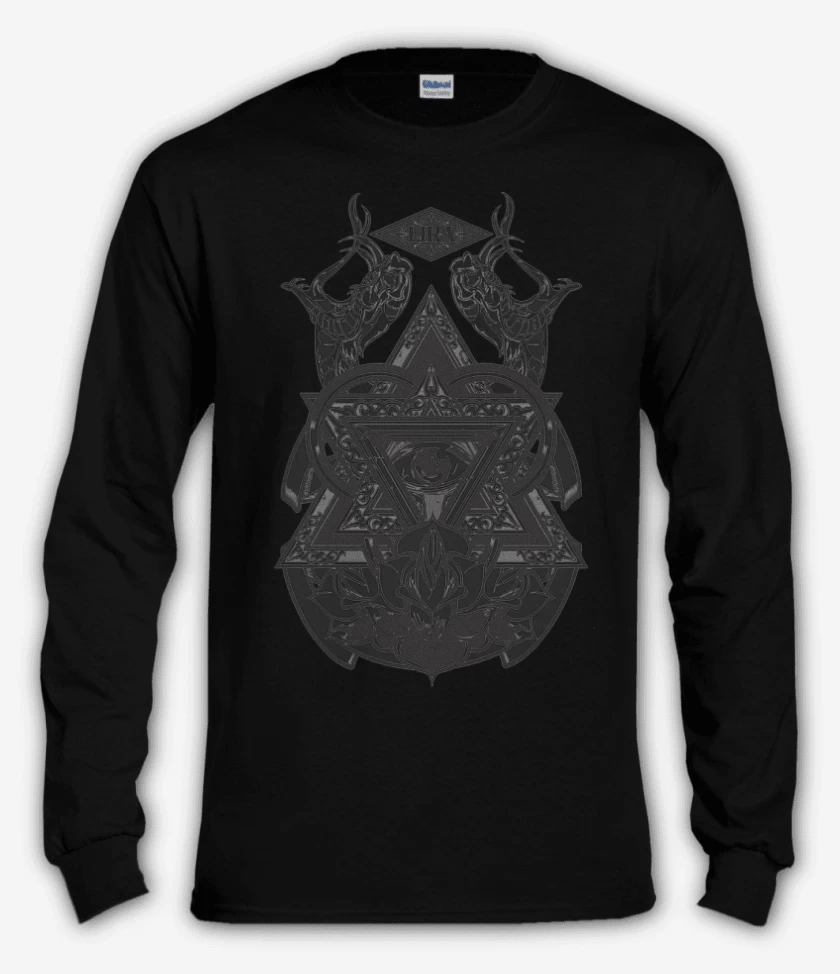 Polera manga larga Negro de Snakes