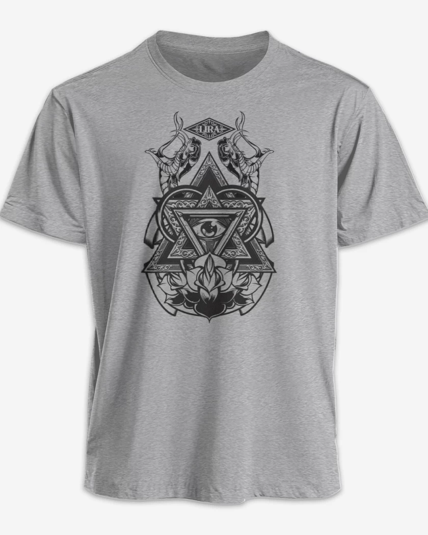 Polera Gris Melange de Snakes