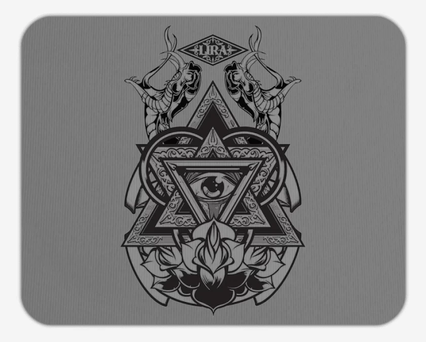 Mousepad Gris Melange de Snakes
