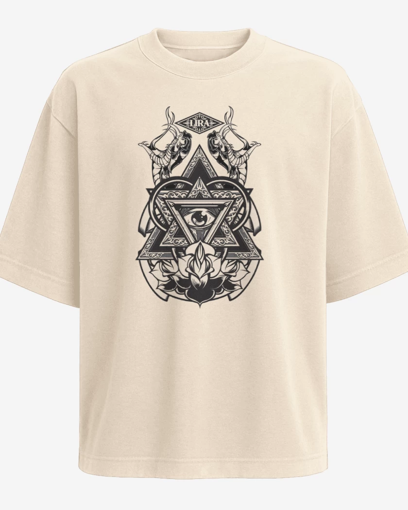 Polera Oversize Beige de Snakes