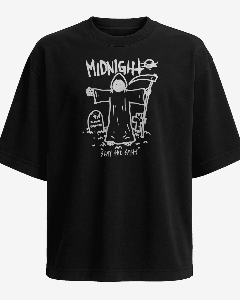 Polera Oversize Midnight Slay the Spits B