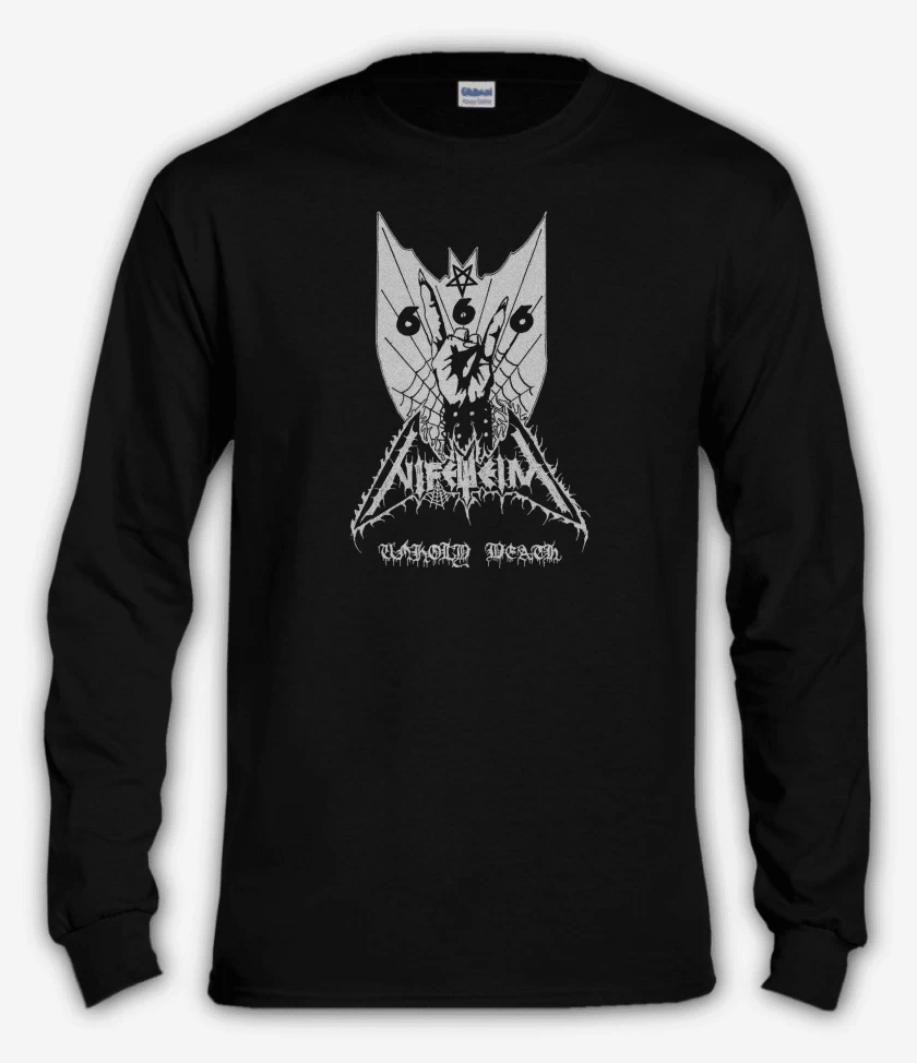 Polera manga larga Negro de Nifelheim Unholy Death