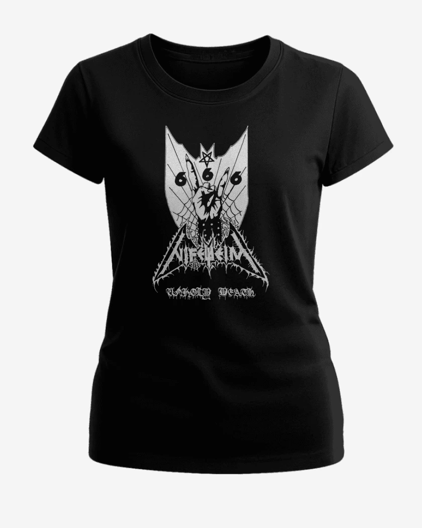 Polera de Mujer Negro de Nifelheim Unholy Death