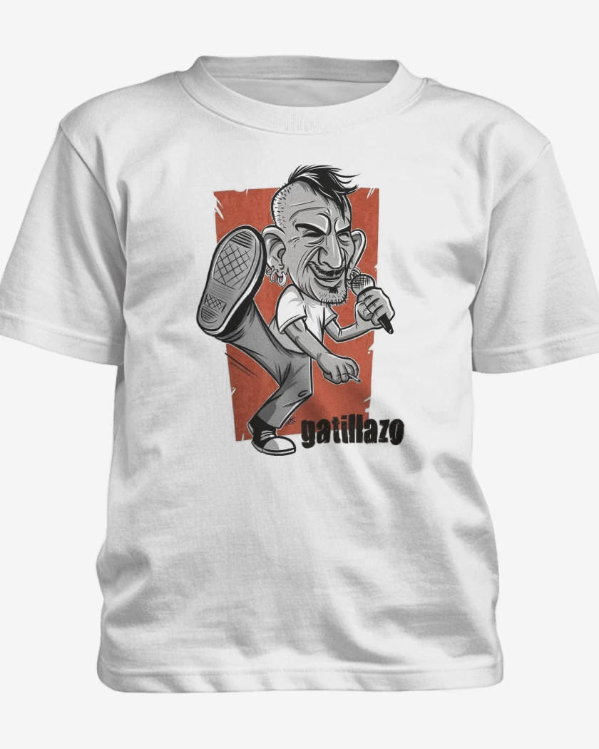 Polera de niño Blanco de Evaristo Gatillazo