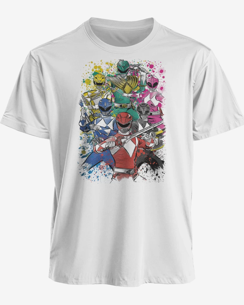 Polera Power Rangers Clásicos