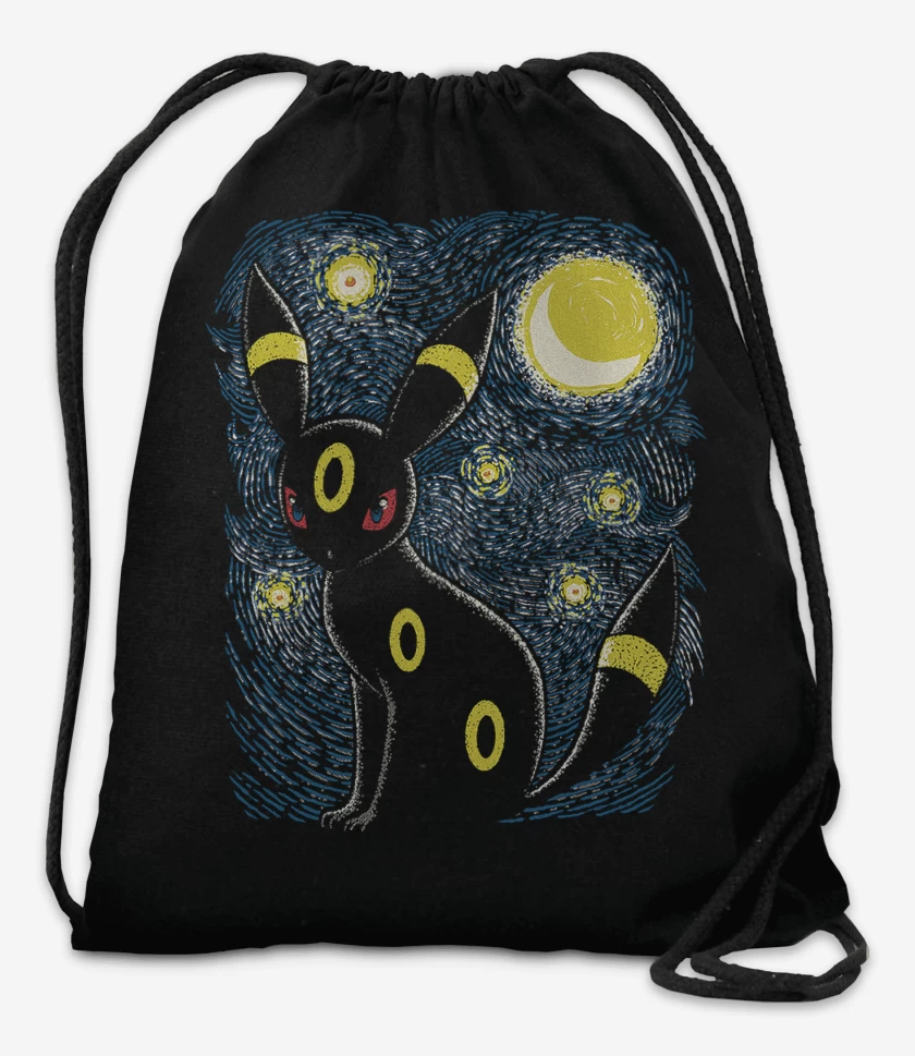 Mochila Negro de Umbreon Noche 