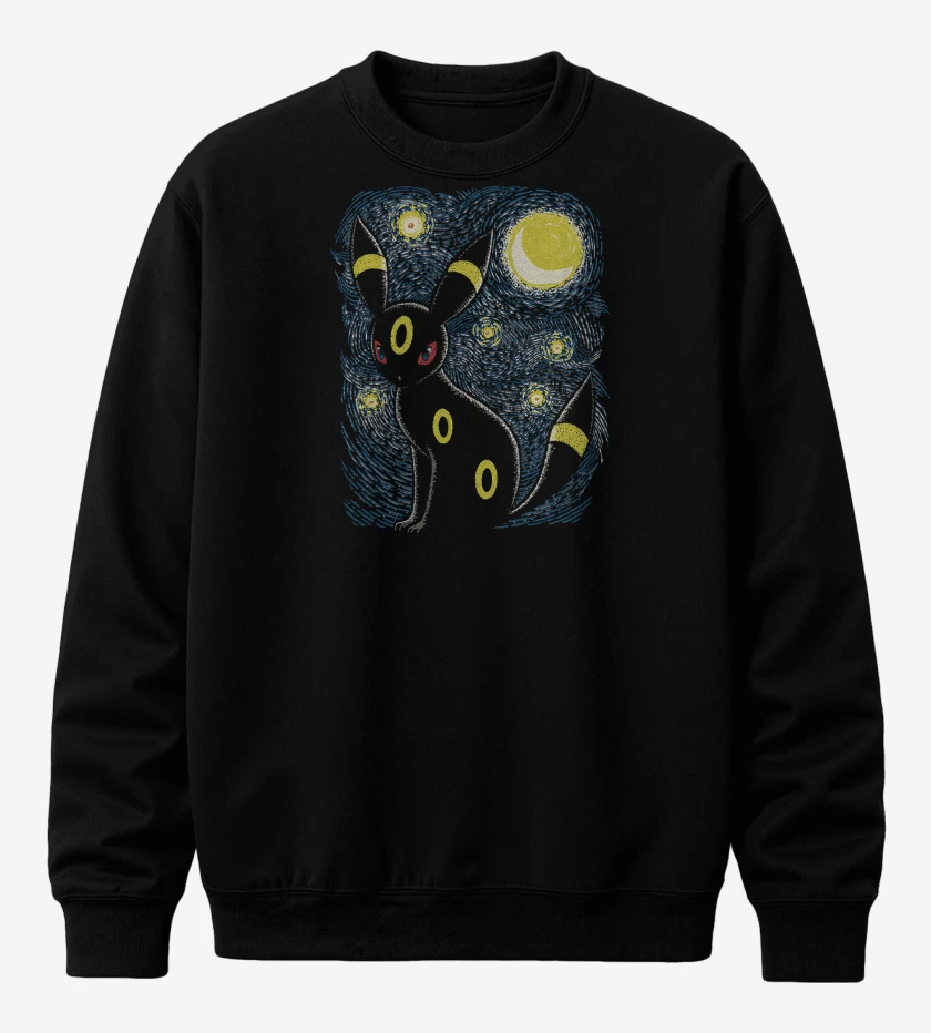 Poleron polo Umbreon Noche 