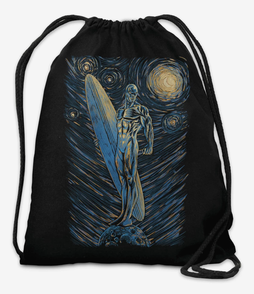 Mochila Negro de Silver Surf Noche Estrellada