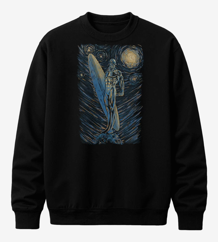 Poleron polo Silver Surf Noche Estrellada
