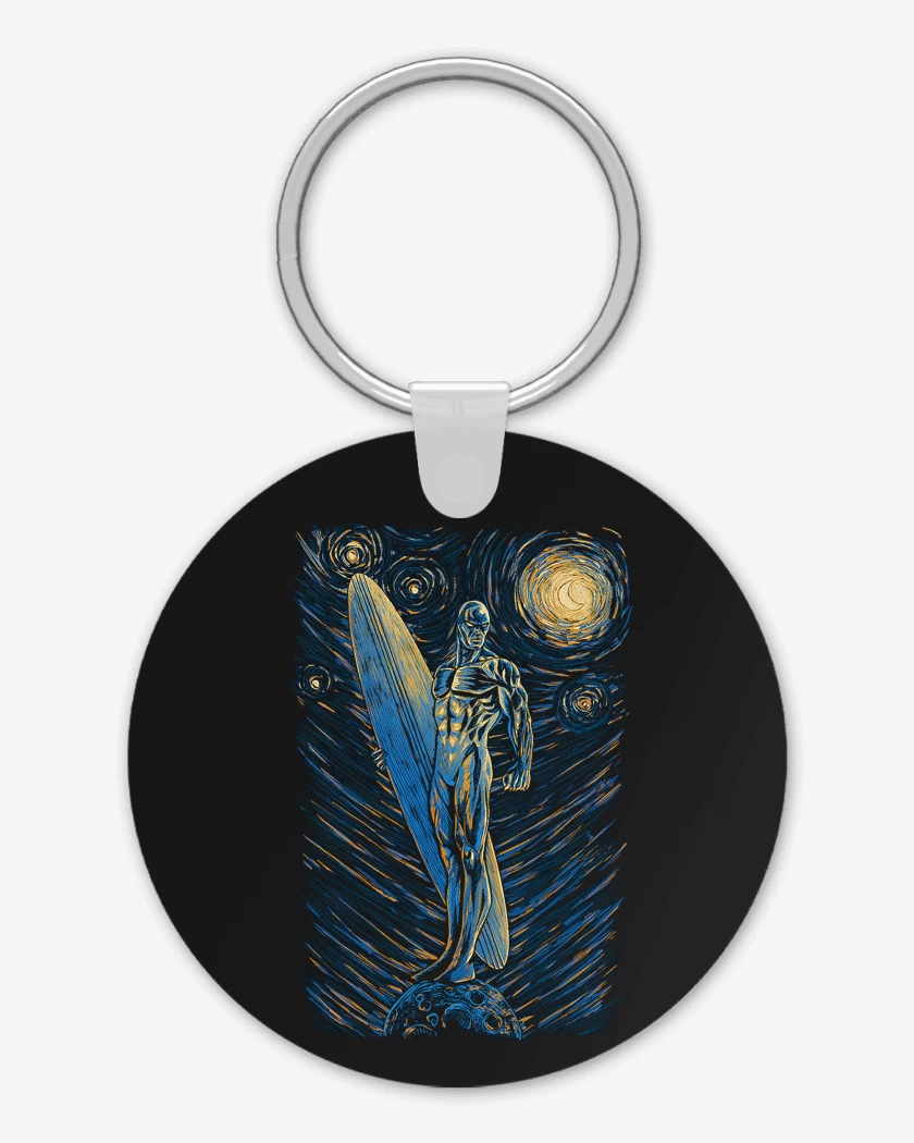 Llavero Negro de Silver Surf Noche Estrellada