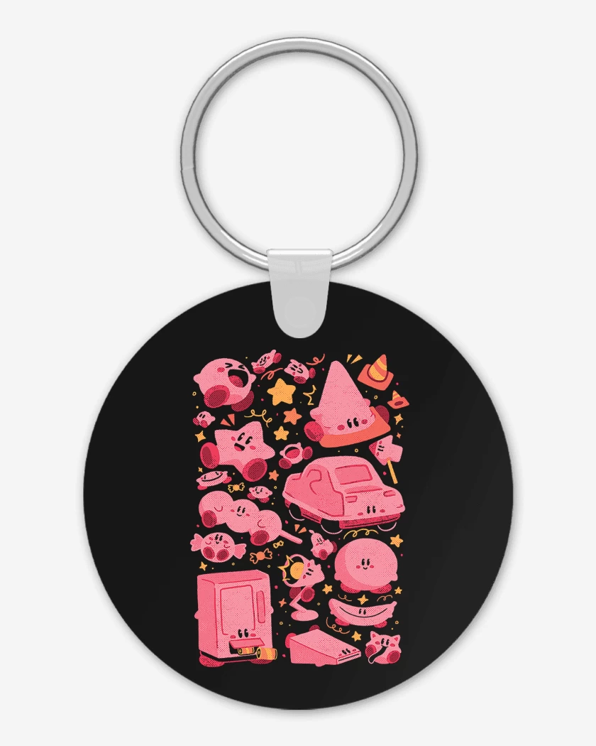 Llavero Kirby Rosado 