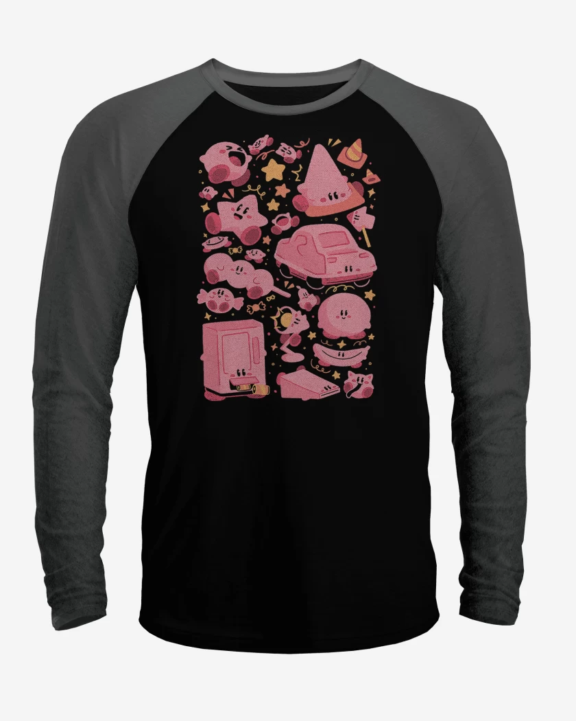 Polera Raglan Kirby Rosado 