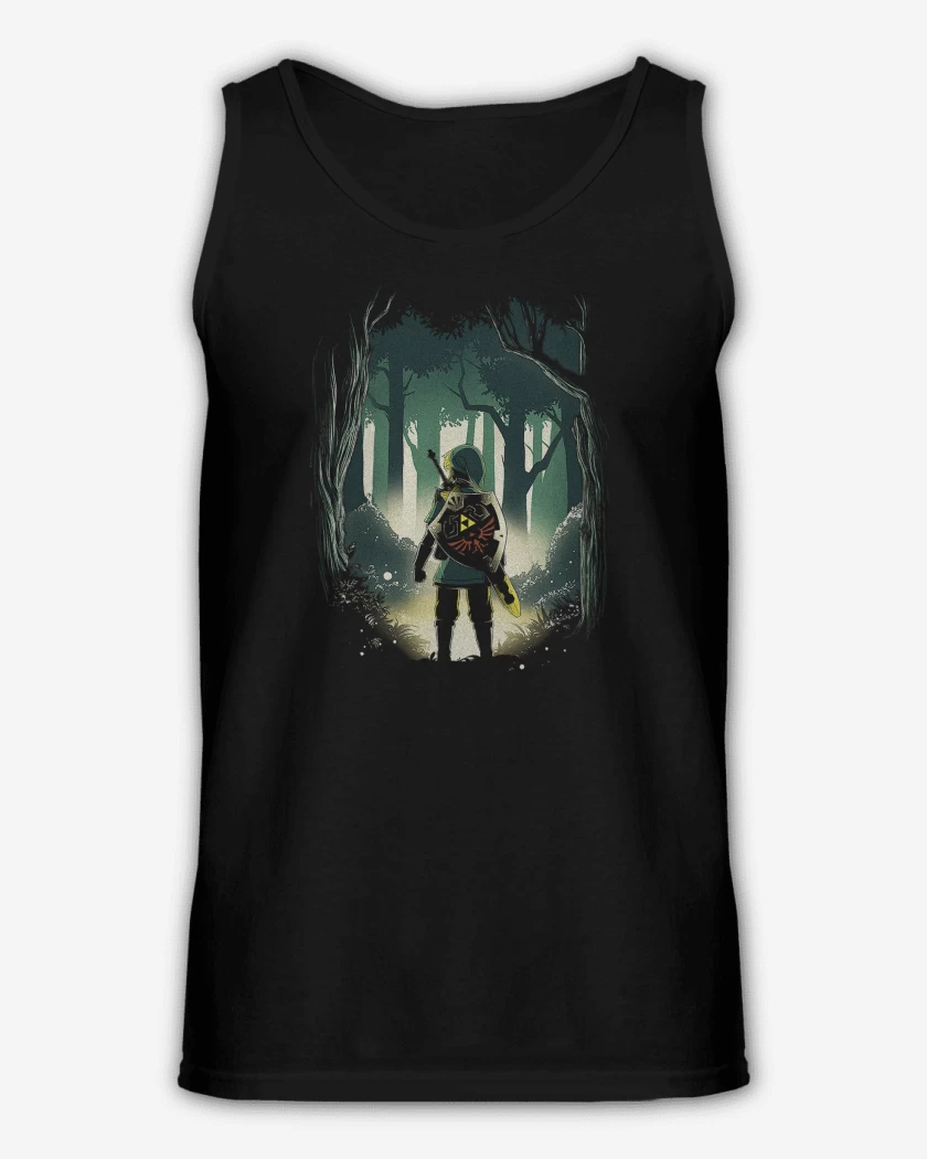 Sudadera Negro de Héroe en el bosque