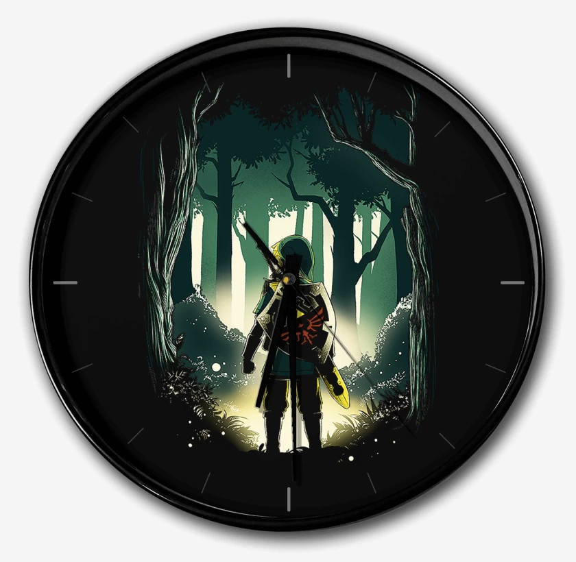 Reloj Negro de Héroe en el bosque