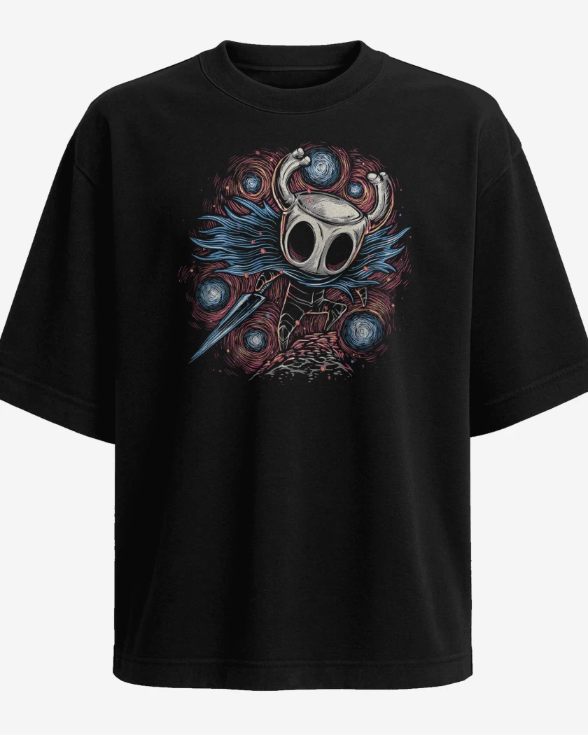 Polera Oversize Negro de Heroe del Vacío