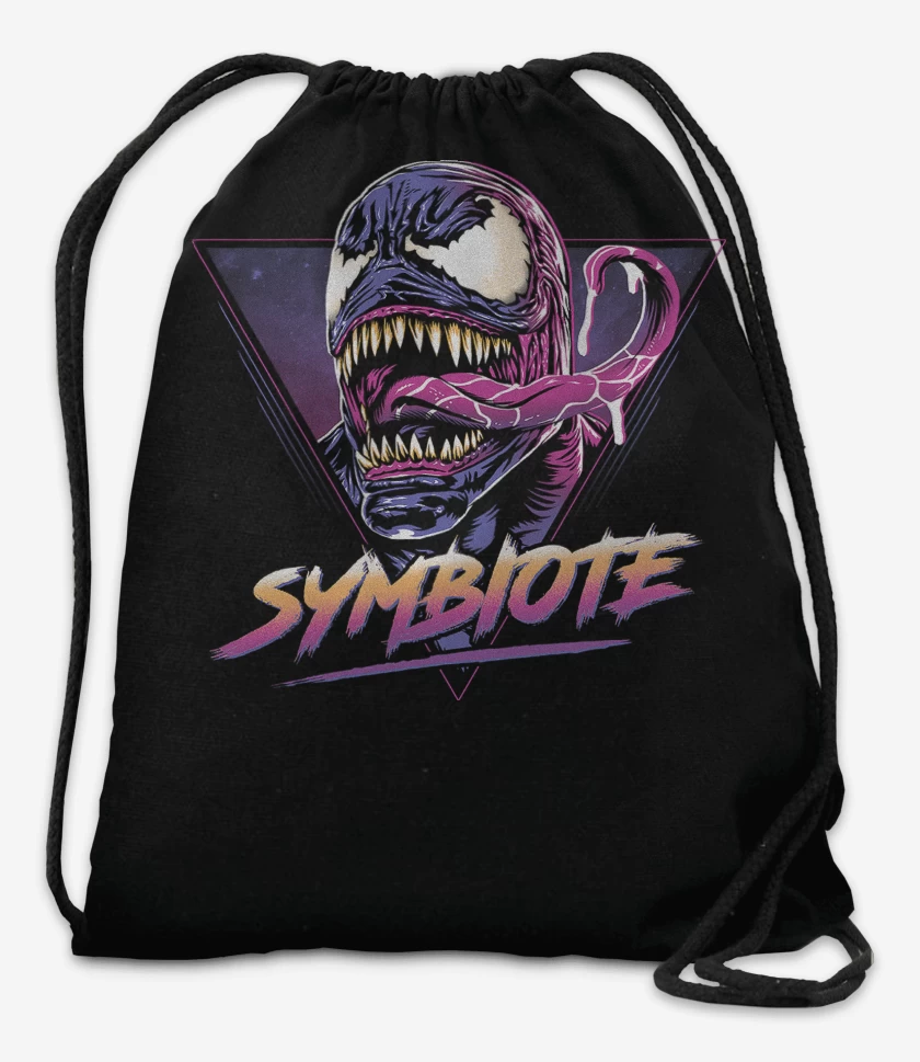 Mochila Negro de Retro Simbionte 