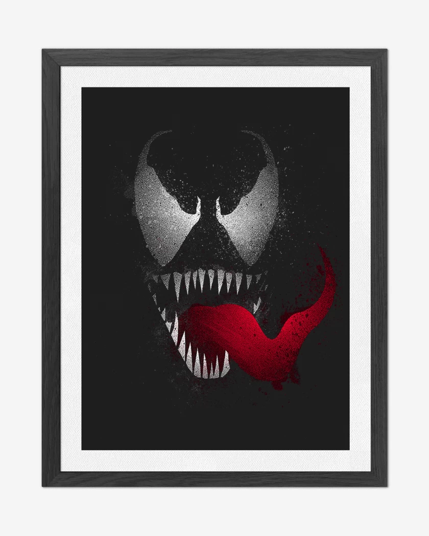 Cuadro decorativo Negro de Simbionte Venom
