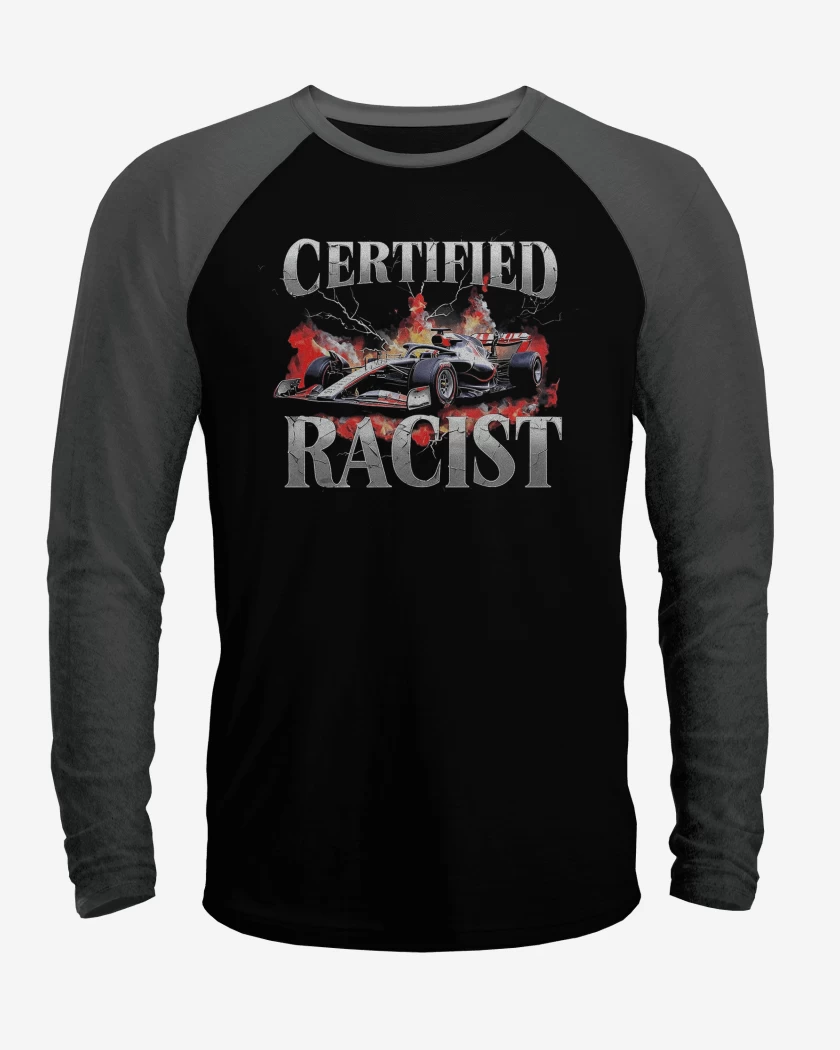Polera Raglan Certified Racist