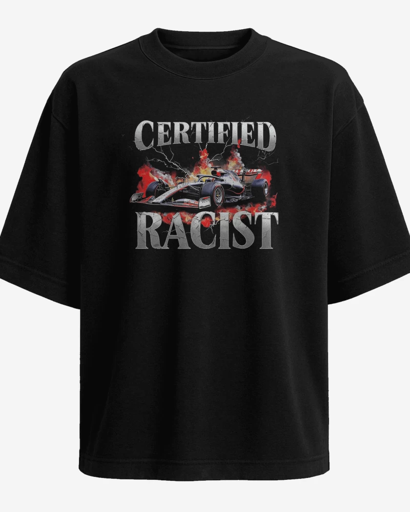 Polera Oversize Certified Racist