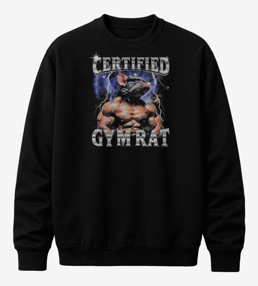 Poleron polo Negro de GYM RAT