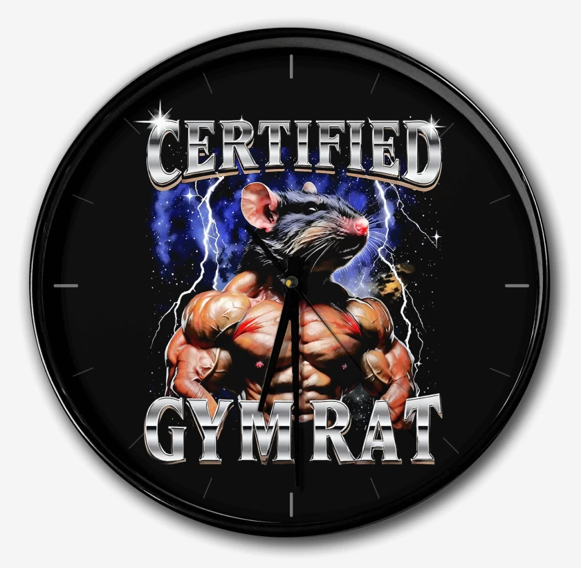 Reloj Negro de GYM RAT