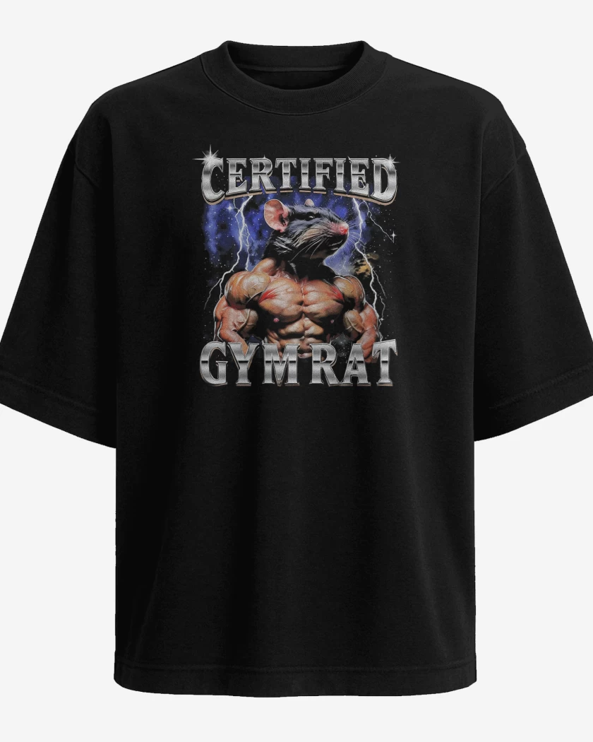 Polera Oversize GYM RAT