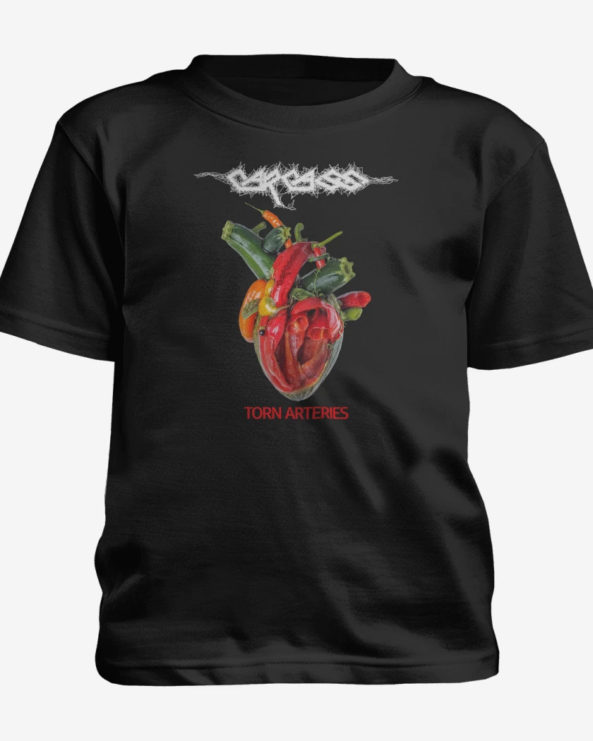 Polera de niño Negro de Carcass Torn Arteries
