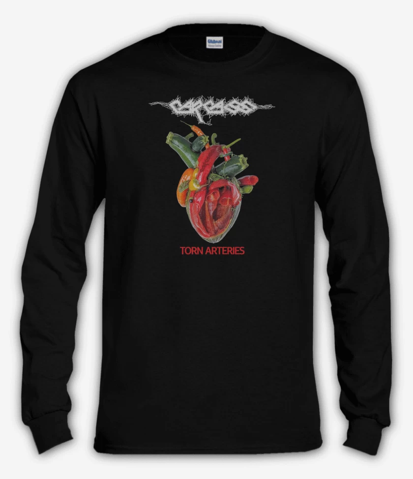 Polera manga larga Negro de Carcass Torn Arteries
