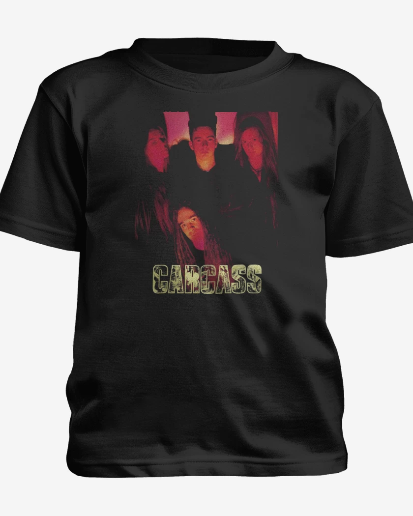 Polera de niño Negro de Carcass Band