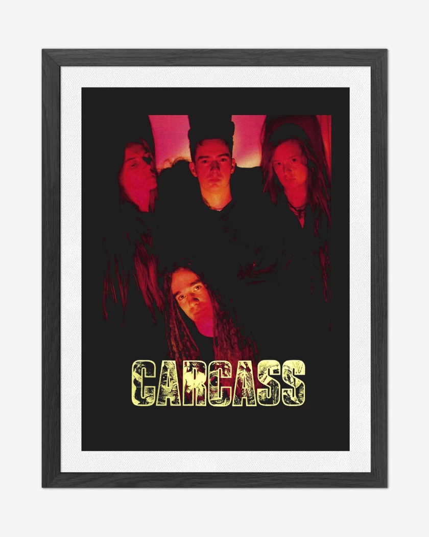 Cuadro decorativo Negro de Carcass Band
