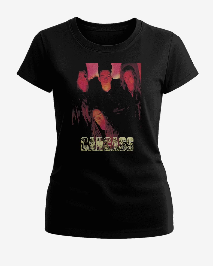 Polera de Mujer Negro de Carcass Band