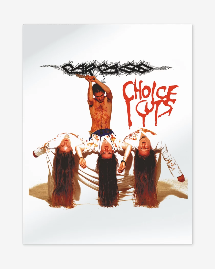 Print metalico Blanco de Carcass Choice Cuts