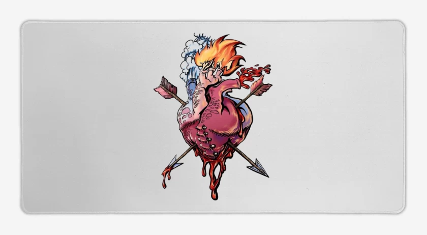 Mouse pad Gamer Blanco de In love