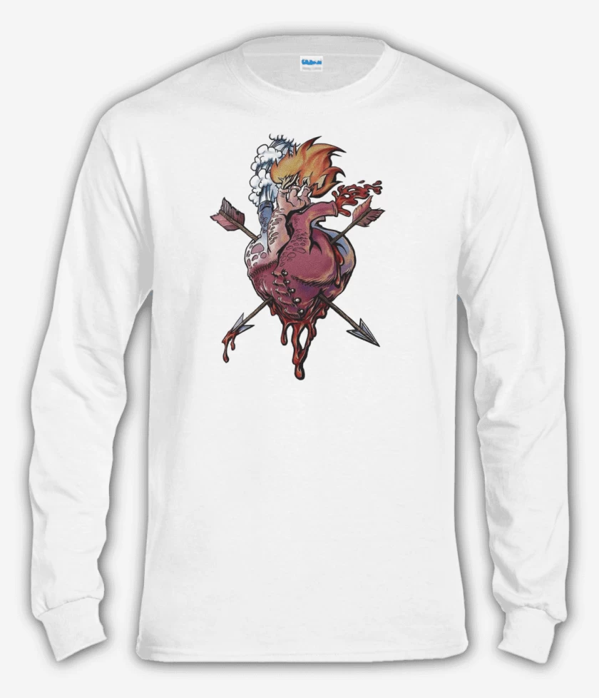 Polera manga larga Blanco de In love